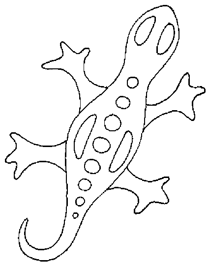 Jaszczurki kolorowanki
